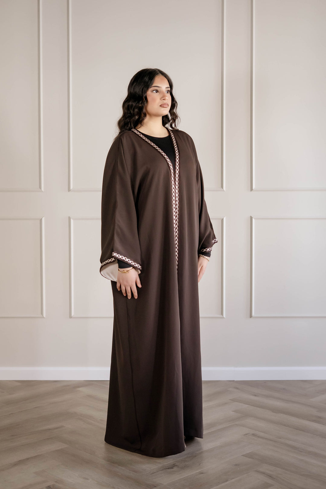 KIMONO JEBLIYA DEEP MOCHA/CREAMED OAT | MIORÉ